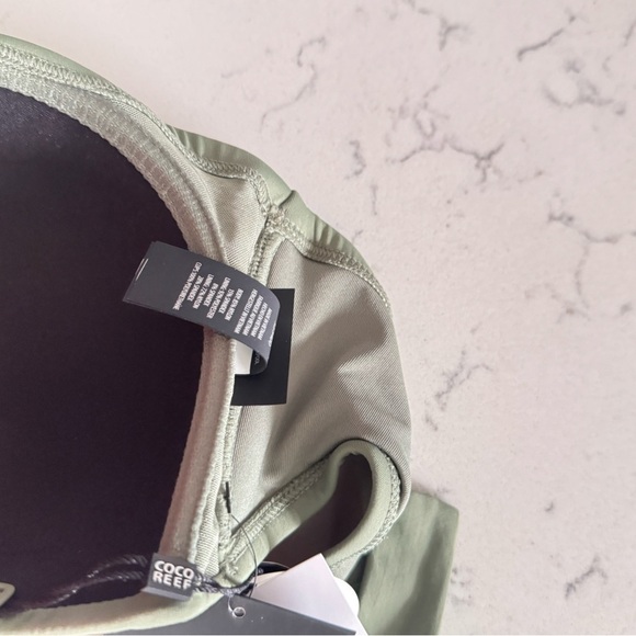 COCO REEF Women's Charisma Bra-Sized Bikini Top Palm Green 32/34DD swimwear top - Picture 15 of 16